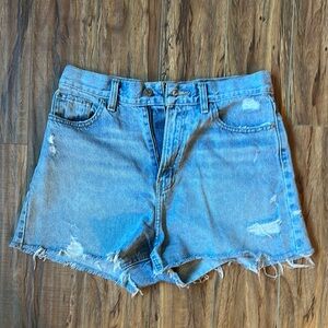 BDG A Line Distressed Denim Women's Shorts